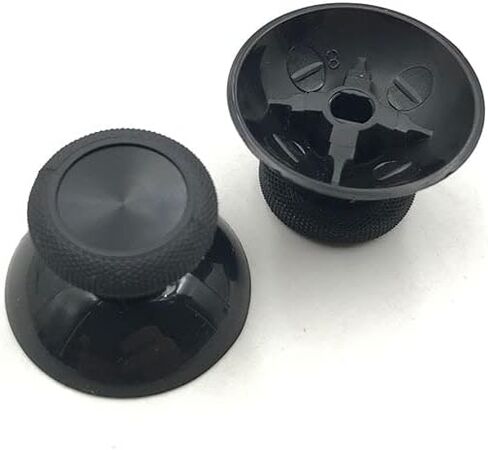YANHAO [Video Game Parts] 20pcs for Xbox ONE S Elite Limited Edition 3D Analog Thumb Stick Thumbsticks Caps Joystick Grips Compatible for PS4 Controller [Replace] (Color : Black-B) in Saudi Arabia