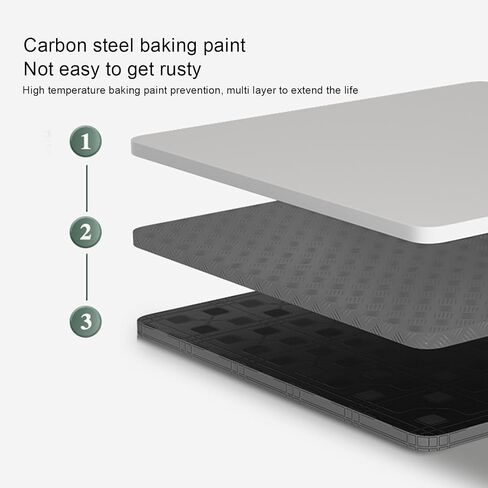 Sliding Tray Sliding Tray Mat for Coffee Maker, Carbon Steel Coffee Machine Tray, Space Saving Coffee Maker Slider, Countertop Moving Slider for Air Fryer, Blender, Stand Mixer in Saudi Arabia