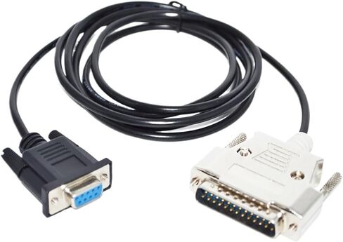RS232 DB9 9PIN Female to DB25 D-SUB25PIN Male Adapter Null Modem Cable for VOOR X68000 X68K COMMUNICATED with PC(5M) in Saudi Arabia