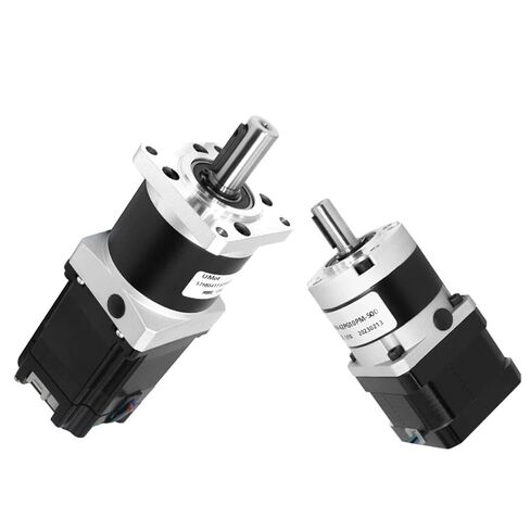 Precision Ratio 1:4-1:100 Nema17 Nema23 Reducer Stepper Motor with Gearbox Planetary Gearbox Geared Stepper Motor 1Pcs(Reduction Ratio 4,Driver-UM242) in Kuwait