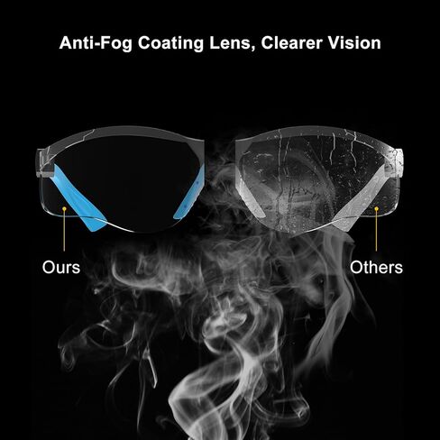 xaegistac Shooting Glasses Anti-fog Shooting Range Eye Protection, Adjustable Safety Glasses with Zipper Hard Case in Kuwait