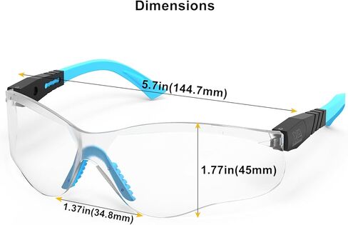 xaegistac Shooting Glasses Anti-fog Shooting Range Eye Protection, Adjustable Safety Glasses with Zipper Hard Case in Kuwait