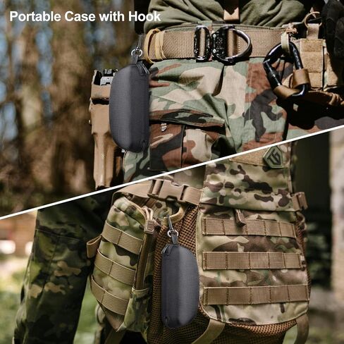 xaegistac Shooting Glasses Anti-fog Shooting Range Eye Protection, Adjustable Safety Glasses with Zipper Hard Case in Kuwait