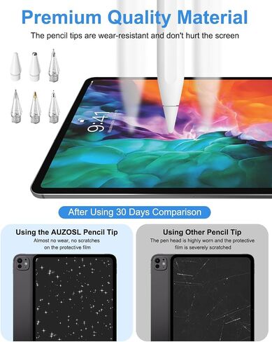Replacement Tips for Apple Pencil Pro/2nd Gen/1st Gen/USB C, Pink Case in Saudi Arabia