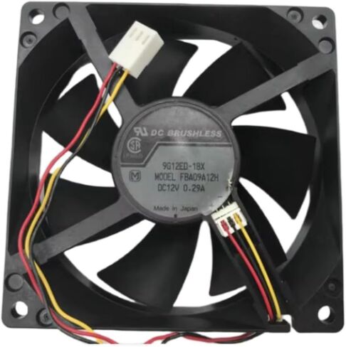 FBA09A12H FAN 9CM لـ 12V 0.29A 9025 90X90X25MM 3-WARE مروحة التبريد in Saudi Arabia