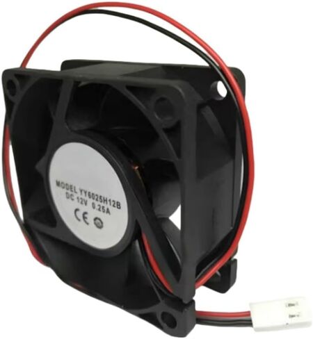 YY6025H12B Fan 6CM for 12V 0.25A 6025 60X60X25MM 2-Wire Cooling Fan in Saudi Arabia