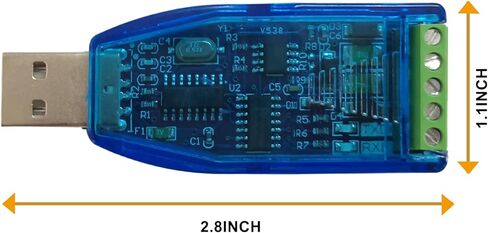 USB من الدرجة الصناعية إلى RS485 وحدة الاتصالات المحول ثنائي الاتجاه نصف دوبلكس المحول TVS حماية U485 in Kuwait
