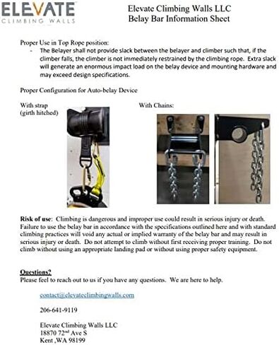 Belay Bar - Black in Saudi Arabia