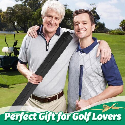 حافظة بيرة الجولف المطورة مع 6 كرات ثلج - حقيبة تبريد 7 علب للجولف، حقيبة جولف للحفاظ على المشروبات باردة لساعات - هدية رائعة لمحبي الجولف للرجال (اسود) in Kuwait