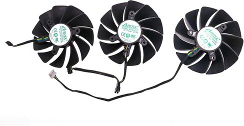 BestParts 87mm New Graphics Card Video Card Cooling Fan Replacement for ZOTAC RTX 3070ti 3080 3080ti 3090 AMP Holo/Trinity GA92S2U Silent Fan 42mm 4-pin in Saudi Arabia