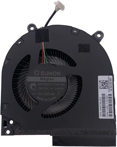 GPU Cooling Fan N44738-001 DC12V Replacement for HP Victus 16-R 16-R0073CL TPN-C169 in Saudi Arabia