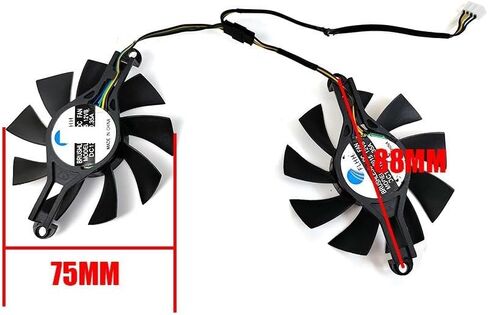 متوافق مع GTX1660 Super 6GB GRASTS CARD CARD FAN متوافقة مع GTX 1660S CARDACT CARD STARTOP CORTOP CORD in Saudi Arabia