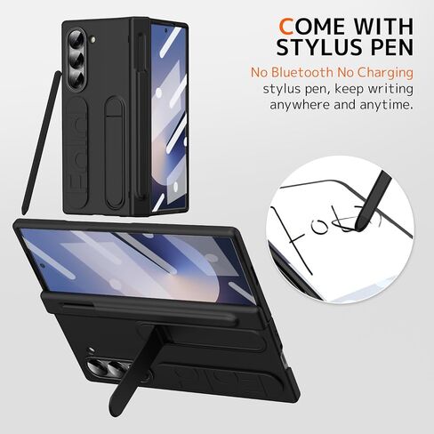 حزام Ninki لـ Samsung Galaxy Z Fold 7 علبة هاتف مع حامل القلم S & stylus ، Kickstand لطيف لـ Samsung Z Fold 7 غطاء حامل الإصبع ، غطاء حامي شاشة المفصلات Galaxy z 7 Case S Pen Women in Saudi Arabia