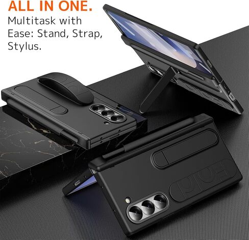 حزام Ninki لـ Samsung Galaxy Z Fold 7 علبة هاتف مع حامل القلم S & stylus ، Kickstand لطيف لـ Samsung Z Fold 7 غطاء حامل الإصبع ، غطاء حامي شاشة المفصلات Galaxy z 7 Case S Pen Women in Saudi Arabia