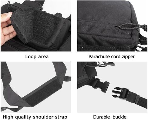 Tactical Chest Mini Rig 1000D Quick Release Multifunctional Tactical Vest Outdoor with Multi-Pockets in Saudi Arabia