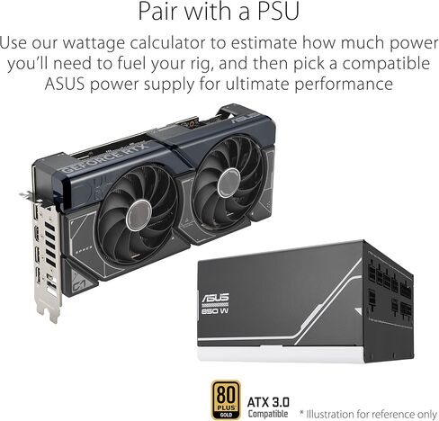 ASUS Dual Geforce RTX ™ 4070 Super Evo OC Edition 12GB GDDR6X (PCIE 4.0 ، 12GB GDDR6X ، DLSS 3 ، HDMI 2.1A ، DisplayPort 1.4A ، 2.5 SLOT DESIGN ، DESICAL AXIAL-TECH DESIGN ، 0DB ، وأكثر) (متجددة) in Saudi Arabia