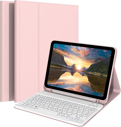 حالة مع لوحة المفاتيح لـ Samsung Galaxy Tab A9+/A9 Plus 5G 2023 (النموذج: SM-X210/X215/X216/X218) ، [دعم 3 نظام] لوحة مفاتيح لاسلكية قابلة للفصل مغناطي in Kuwait