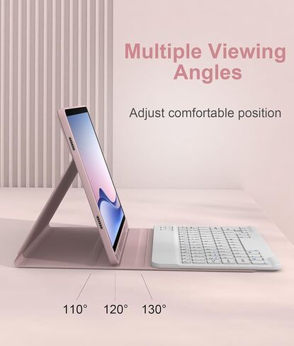 حالة مع لوحة المفاتيح لـ Samsung Galaxy Tab A9+/A9 Plus 5G 2023 (النموذج: SM-X210/X215/X216/X218) ، [دعم 3 نظام] لوحة مفاتيح لاسلكية قابلة للفصل مغناطي in Kuwait