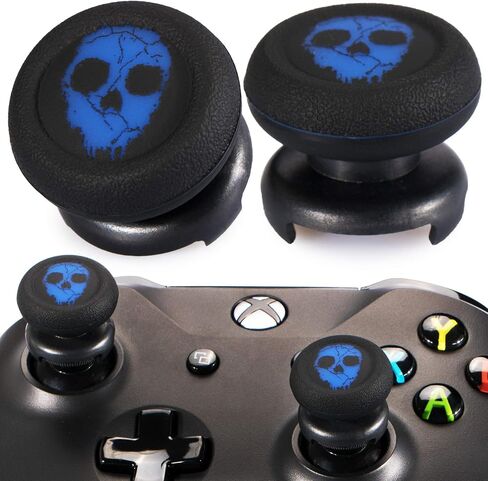 Playrealm FPS Thumbstick Extended & Printing Silicone Grip Cover 2 Sets for Xbox Series X/S & Xbox One Controller (كرة السلة) in Saudi Arabia