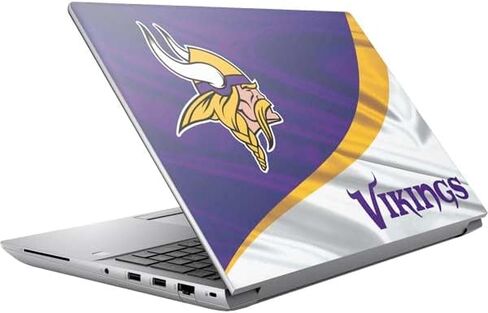 Skinit Decal Laptop Skin Compatible with HP ZBook Fury 16 G10 - Officially Licensed Liquid Blue NFL Minnesota Vikings Running Back Design in Saudi Arabia