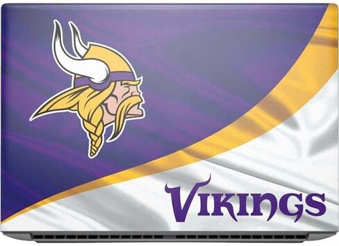 Skinit Decal Laptop Skin Compatible with HP ZBook Fury 16 G10 - Officially Licensed Liquid Blue NFL Minnesota Vikings Running Back Design in Saudi Arabia
