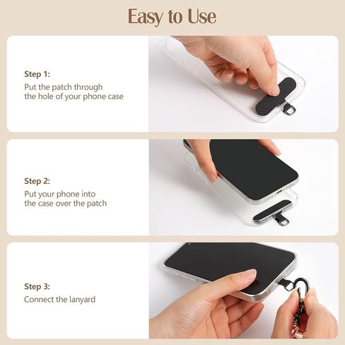 مقطع وارتداء حزام للهاتف مع محفظة كروس ، و Crossbody عبر الهاتف القابل للفصل مع الحقيبة السحابية ، وحزام الهاتف الخليوي القابل للتعديل لأجهزة iPhone 16 ومعظم الهواتف الذكية ، والأسود والبني in Kuwait