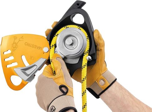 Petzl - Maestro S Descender ، أصفر in Saudi Arabia
