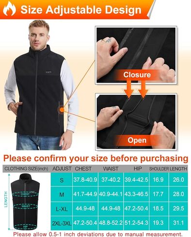 سترة تدفئة من الصوف من MBVOICO للرجال والنساء - 13 منطقة حرارية، سترة تدفئة كهربائية للجنسين، ملابس تدفئة in Kuwait