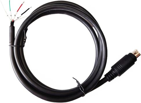 Mini DIN MD4 MD5 MD6 4PIN 5PIN 6PIN MD8 8PIN PS/2 MALE MANER CONNECTOR ADAPTER RS232 RS485 RS422 Cable (1.8M ، MD8 MALE) in Kuwait