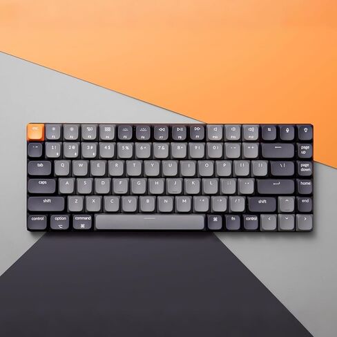Keychron K3 Ultra-Slim Wireless Mechanical Keyboard Version 2, Hot-swappable 75% Layout Compact 84 Keys Bluetooth RGB Backlight Low Profile Optical Brown Switch for Mac Windows in Kuwait