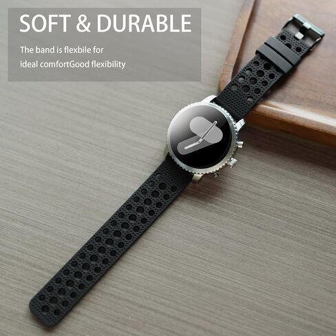 متوافق مع أشرطة SPADE & CO Health Smartwatch 4 ، حزام معصم سيليكون بديل مع مشبك معدني متوافق مع Spade & Co Health Smartwatch 4 1.85 بوصة in Saudi Arabia