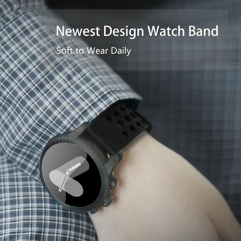 متوافق مع أشرطة SPADE & CO Health Smartwatch 4 ، حزام معصم سيليكون بديل مع مشبك معدني متوافق مع Spade & Co Health Smartwatch 4 1.85 بوصة in Saudi Arabia