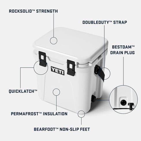 YETI Roadie 24 2.0 Hard Cooler with DoubleDuty Shoulder Strap and Drain Plug in Saudi Arabia