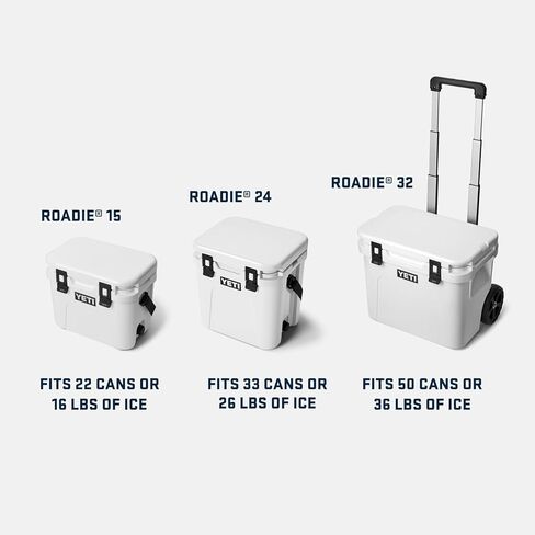 YETI Roadie 24 2.0 Hard Cooler with DoubleDuty Shoulder Strap and Drain Plug in Saudi Arabia