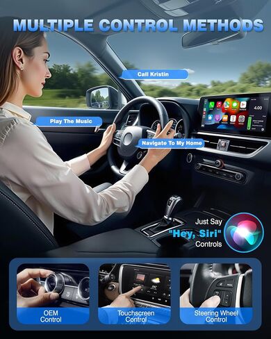 محول CarPlay اللاسلكي لـ iPhone ، 2025 ترقية carplay إلى اللاسلكي ، والتقنية المنخفضة ، والاستقرار طويل الأجل ، والتوصيل والتشغيل ، و Dongle mini Apple ، و USB A/C ، يعمل مع 1000+ طرازات ، أسود ، أسود in Saudi Arabia