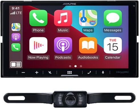 جهاز استقبال للوسائط المتعددة الرقمية في Alpine ILX-W670-S مع كاميرا لوحة ترخيص CarPlay و Android Auto & Dica in Saudi Arabia