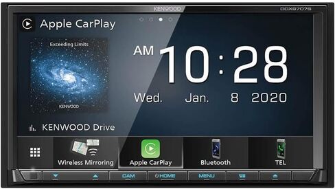 Kenwood DDX9707S 6.95 بوصة مستقبل DVD مع Apple Carplay أو Android Auto (تم تجديده المعتمد) in Saudi Arabia