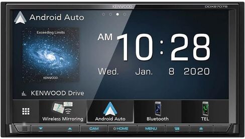 Kenwood DDX9707S 6.95 بوصة مستقبل DVD مع Apple Carplay أو Android Auto (تم تجديده المعتمد) in Saudi Arabia