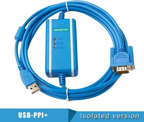 Suitable for Programming Cable S7-200 Communication Download Cable Data line USB-PPI+ Gold-Plated Interface(Gold Plated) in Saudi Arabia