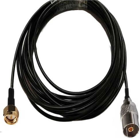 IEC DVB-T TV PAL Female to SMA Male RF Jumper Pigtail Cable RG174 50ohm 1/2/3/5/10m(5m) in Saudi Arabia