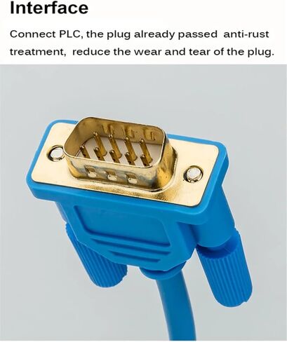 6ES5 734-1BD20 لـ S5 Series Programming Cable PC-TTY COMMINIAN CABLE PC TTY RS232 DB15 in Saudi Arabia