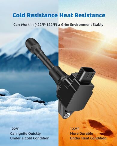 ECCPP ملفات الإشعال UF197 1 قطعة ، لميتسوبيشي مونتيرو سبورت 3.5L 1999-2004 ، لمونتيرو سبورت 3.0L 1997-2003 ، لمونتيرو سبورت 2.4L 1997-1999 ، لمونتيرو 3.5L 1997-2002 UF197 C197 48631 in Kuwait