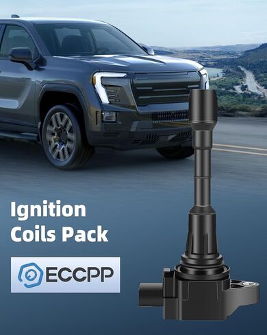 ECCPP ملفات الإشعال UF197 1 قطعة ، لميتسوبيشي مونتيرو سبورت 3.5L 1999-2004 ، لمونتيرو سبورت 3.0L 1997-2003 ، لمونتيرو سبورت 2.4L 1997-1999 ، لمونتيرو 3.5L 1997-2002 UF197 C197 48631 in Kuwait