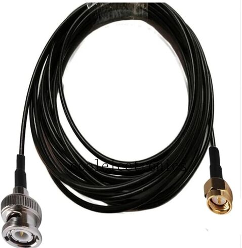 SMA Male to BNC Male Connector RF Jumper Pigtail Cable RG174 1m 2m 3 metres 5m 10m(2m) in Saudi Arabia