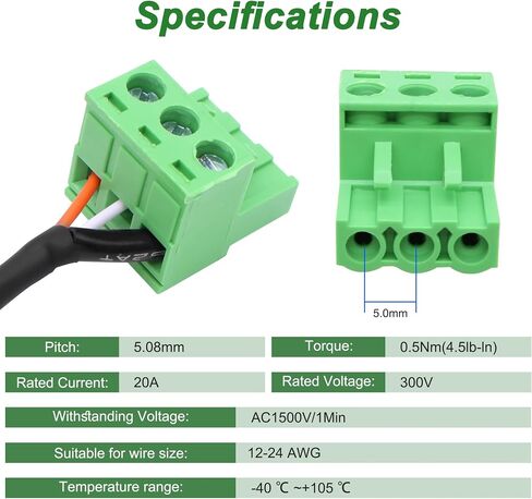 XMSJSIY XLR إلى 3-Pin Cable XLR 3P أنثى إلى PHX3M NBKF/2EDG-5.08 3PIN PCB Terminal كتلة محول الموصل لمكبرات الصوت -0.4m/1.3ft in Saudi Arabia