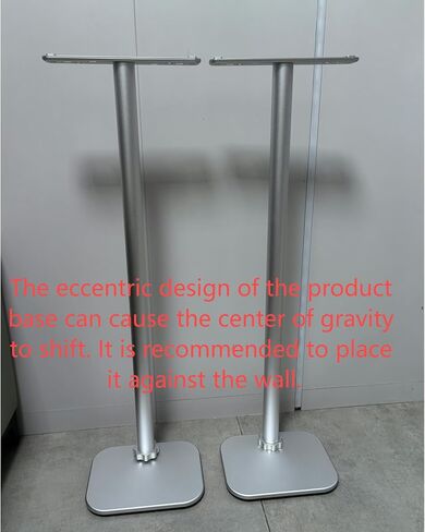 Floor Stand Compatible with Sony BRAVIA Theater Quad Surround Sound System (HT-A9M2), Aluminum, Built-in Power Cord in Saudi Arabia