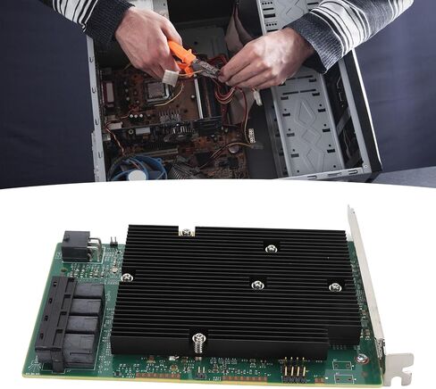 LSI 9300-16I SAS Controller Card HBA ، 12 جيجابت في الثانية 16 منافذ SATA SAS مضيف حافلة ، PCIE 3.0 RAID Expander ، غير RAID ، من أجل Linux for VMware for Freebsd in Saudi Arabia