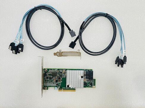 SAS 9300-8I LSI SAS3008 8-PORT 12GB PCIE IT MODE ZFS FreeNas unraid Raid Expander+2*SFF-8643 SATA in Kuwait