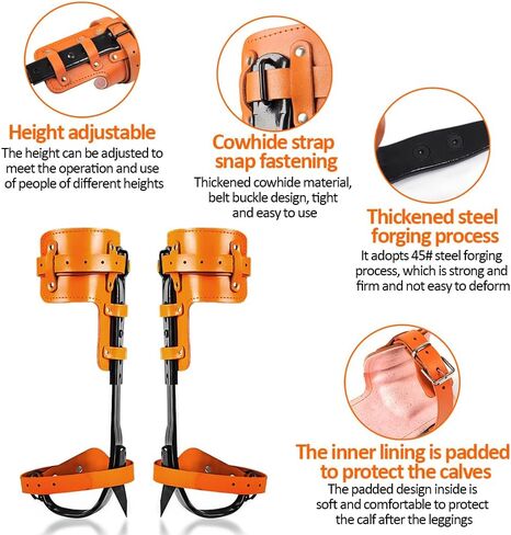 Tree Climbing Gear - Tree Climbing Spikes Suitable for Tree Work, Fruit Picking,Tree Climbing,Logging of Tree Climbing Kit in Saudi Arabia