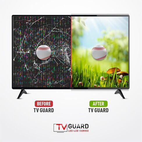 | 65 Inch | TV Screen Protector, Blue Light, Scratch-Resistant, Ultra-Clear, TV Display Protector Fits LED, LCD, OLED, QLED TVs, Easy Installation, Home & Commercial Use in Saudi Arabia